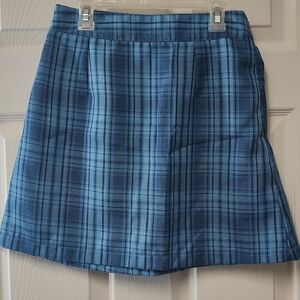 Romwe Blue Plaid Garment